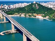 Foto: Tadeu Bianconi | Terceira Ponte; município de Vila Velha ao fundo.
